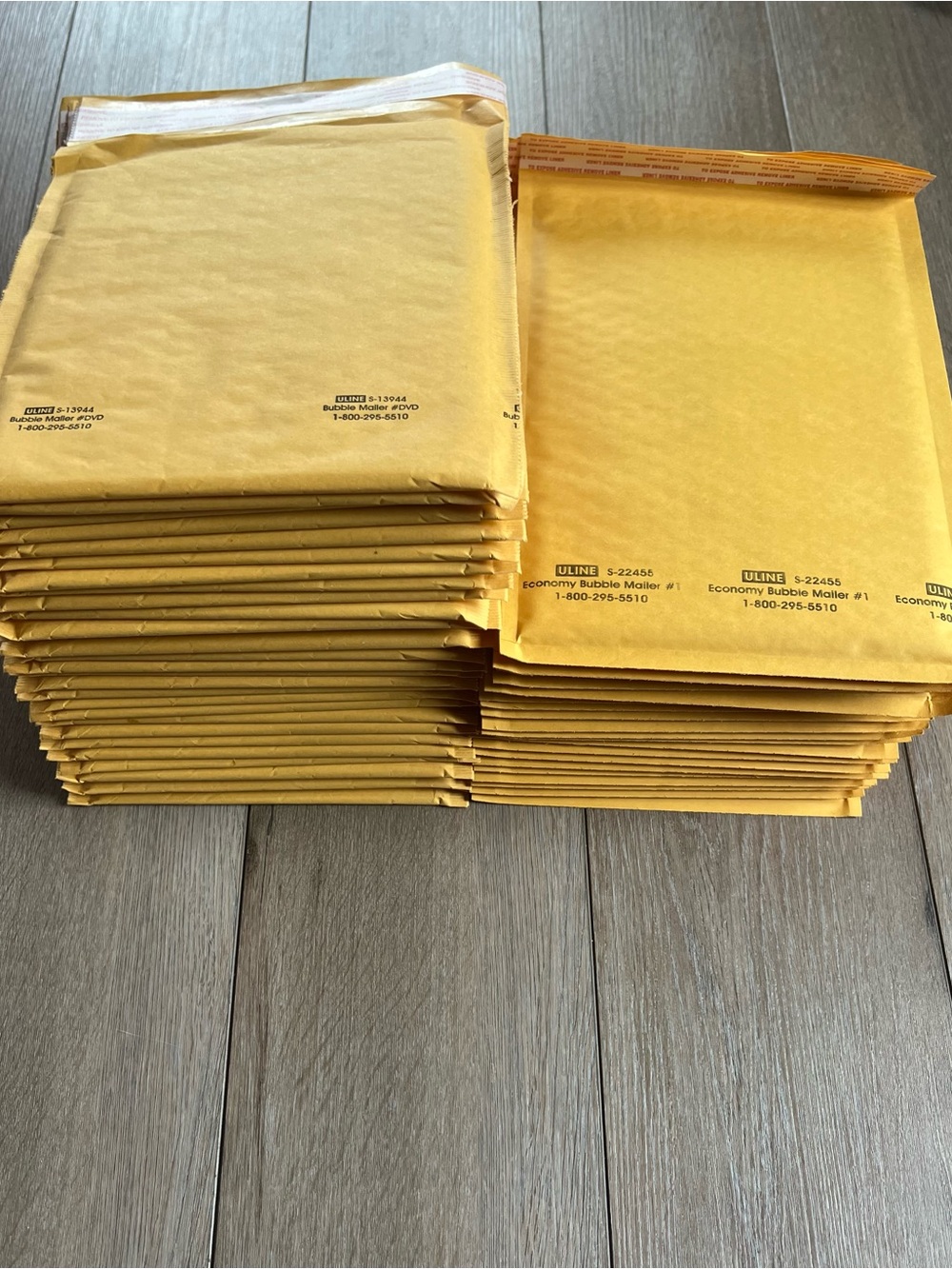 U- Line Yellow Bubble Mailers - Durable Padded Shipping Envelopes